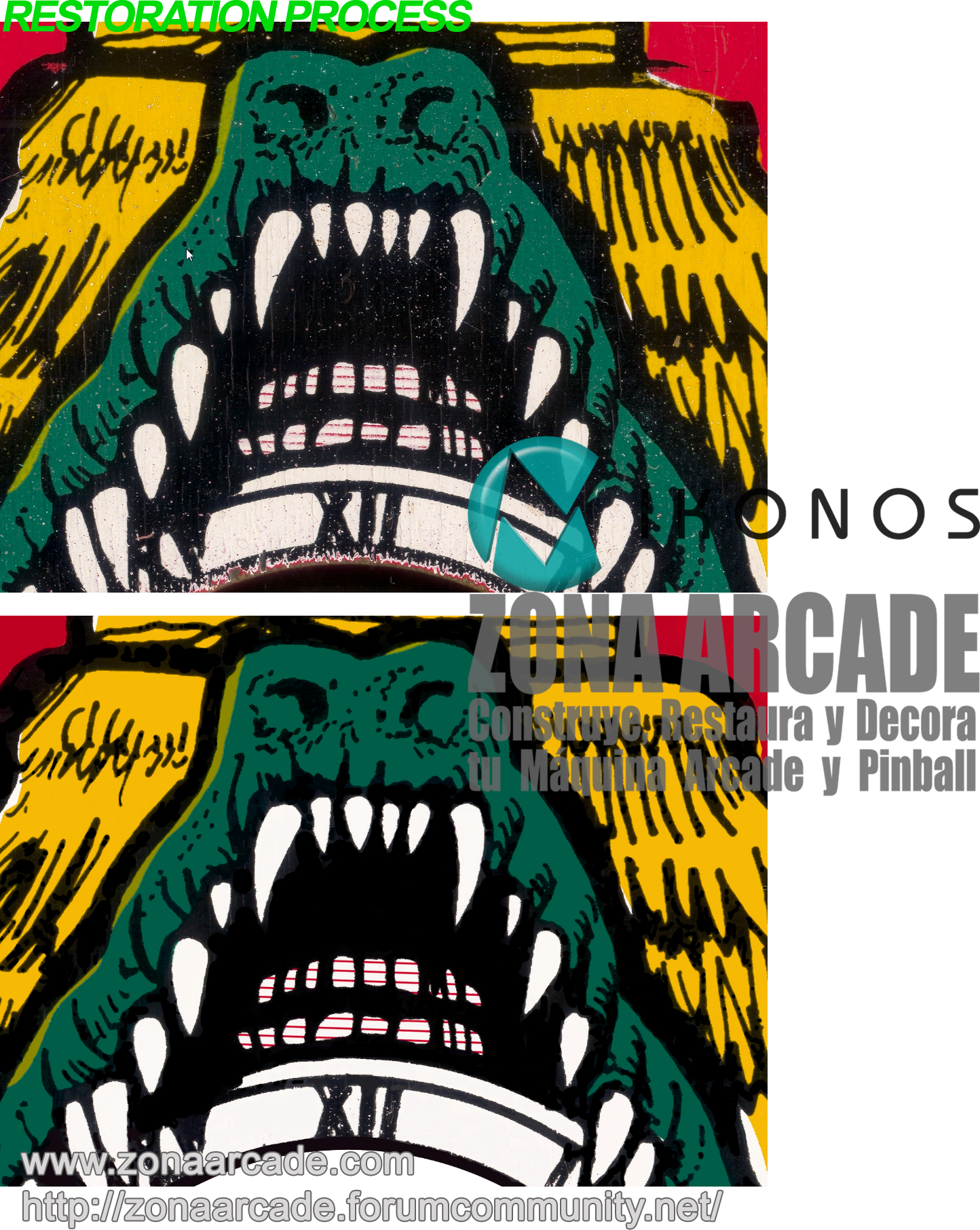 In restoration "HOOK PINBALL DECALS" (DATA EAST) por Mikonos & Zona